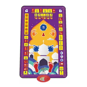 Arabic & English Language Learning Mat, Multi-functional Educational Smart Toy Mat, Educational Toy for Kids, Fun Gift for Boys & Girls, Activity Mat