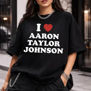 Retro I Love ATJ Aaron Johnson Unisex Tshirt Sweatshirt Hoodie