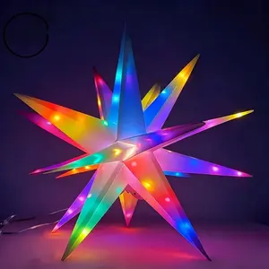 EISSLOLY Starry LED Lights With Music Rhythm & Party Themes, Color-Changing Modes, Remote Control, USB-Powered For Indoor/Outdoor, Birthdays, Halloween, Christmas New Year Gift. Festivals Decorative, Dynamic Lighting Effect, Playful Lighting