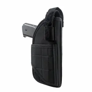Universal Tactical Molle Pistol Gun Holster Adjustable Handgun Holster for 9mm 1911 G17 18 19 26 34, Ruger LCP, Beretta