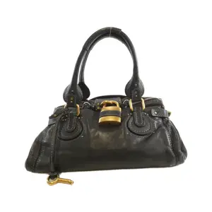 Pre-owned Chloé Calfskin Shoulder Bags Chloe Paddington Cowhide Handbag