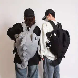 Creative Personality Backpack for Men and Women, Trendy Shark, Funny, Cute, Student, Ins, Korean Version, Travel, Motorcycle, Casual Backpack(Sheets)