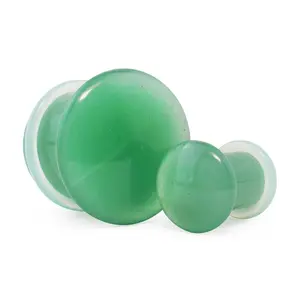 Aventurine Stone Plugs - Single Flare