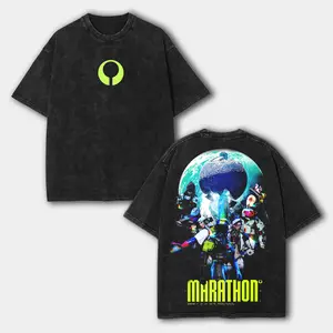 Video Marathon Gameplay Graphic Washed Tee Game Acid Washed Lightweight Cotton TSHIRT, Gift For Gamer