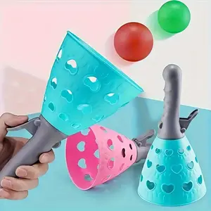 Elastic Bounce Ball Set for Kids, Includes 2 Connectors & 4 Small Balls (random Colors), Indoor Play, Interactive Play, Parent-Child Interaction Toy