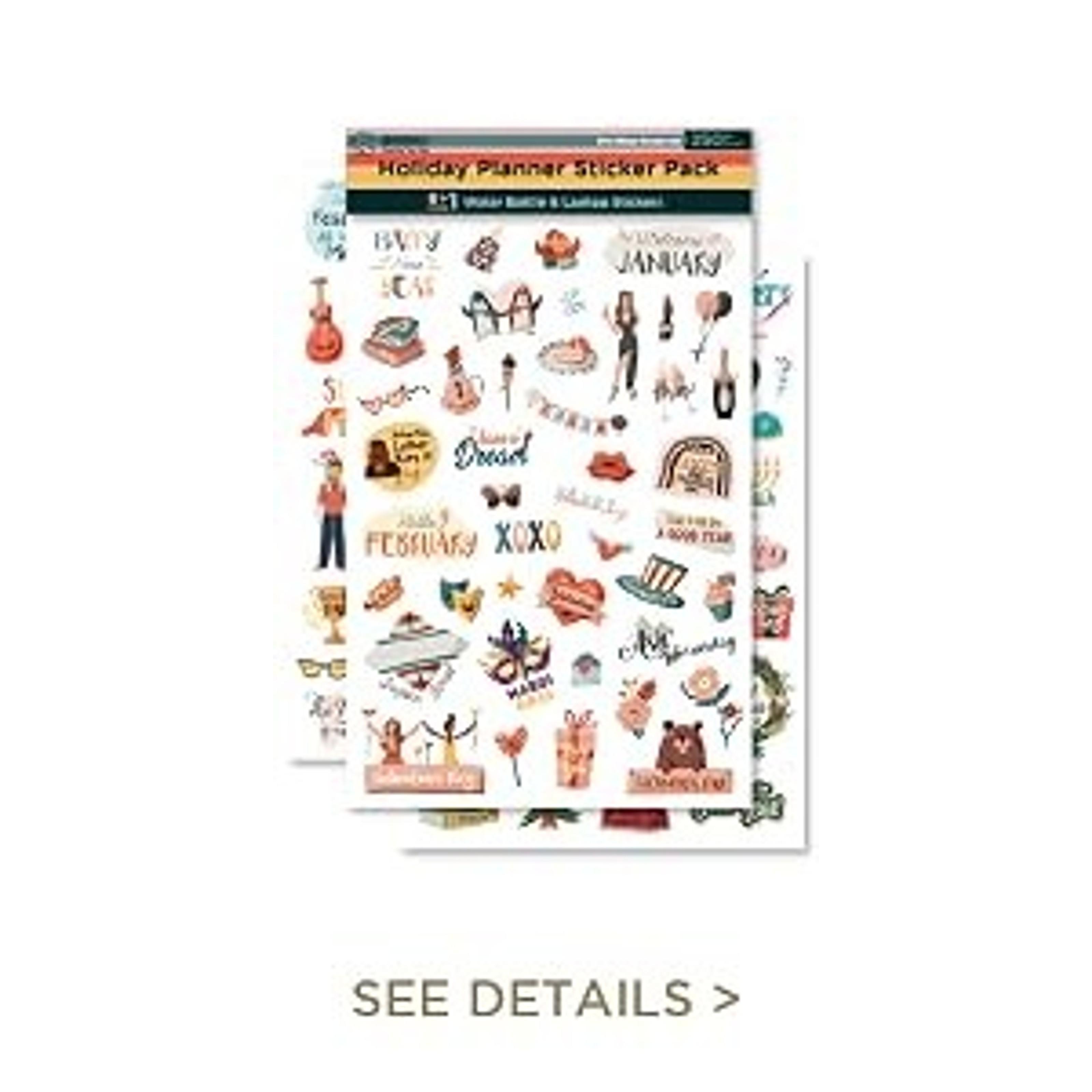 Teacher Planner Stickers Back to School Themed Planning Sticker Accessories for Student, Educators, homeschoolers, Women, Cute Happy Planner Productivity