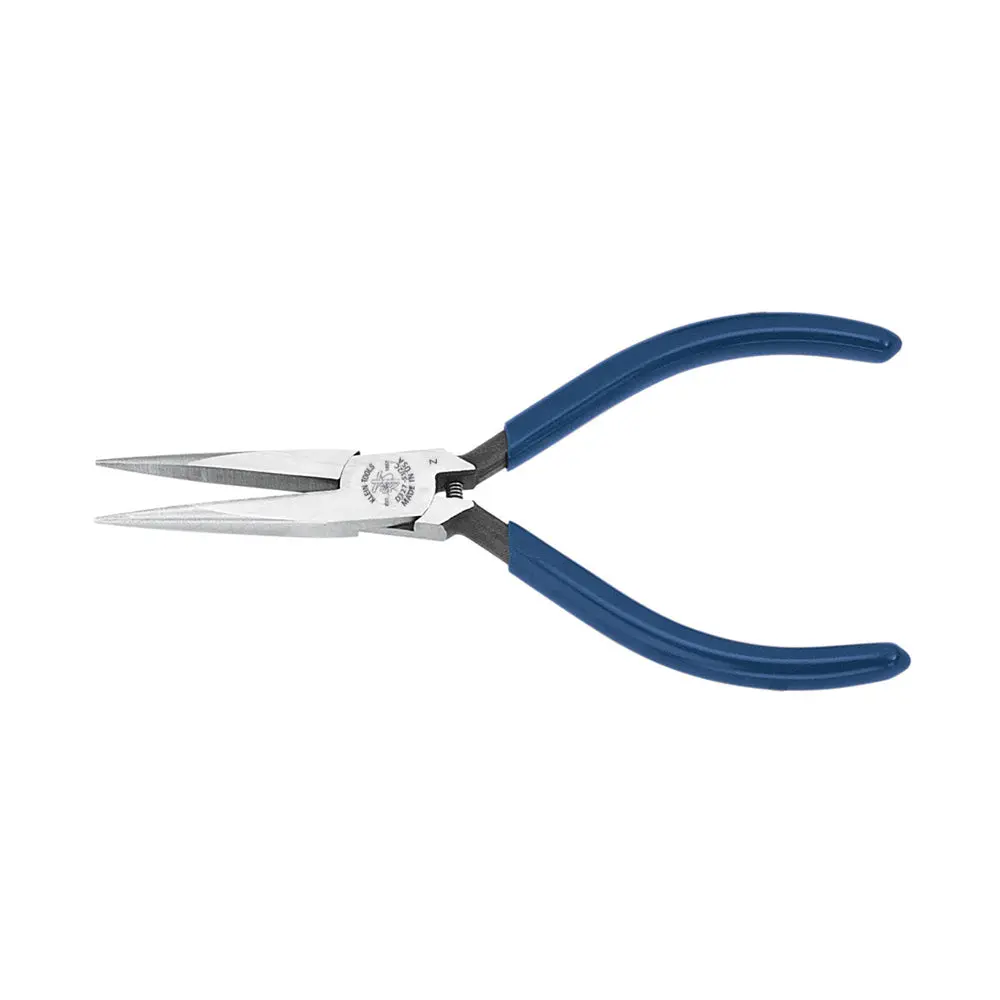 Klein Tools D327-51/2C Long-Nose Pliers, Slim, 1/16" Point Diameter, 5"