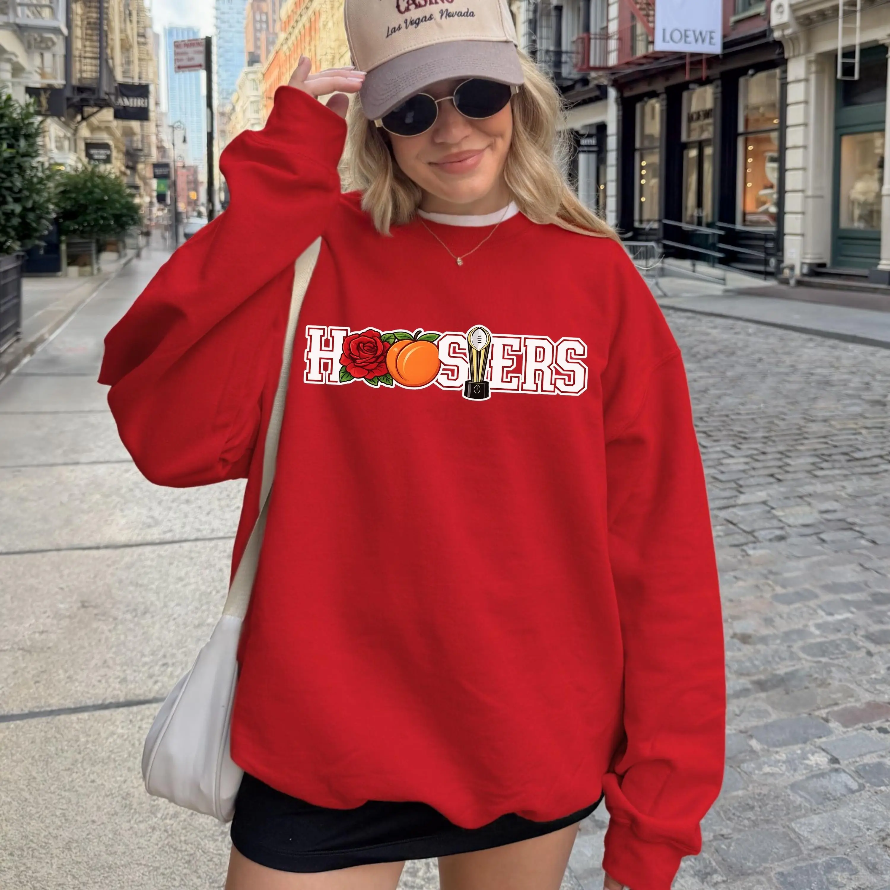 Indiana Hoosiers Peach Bowl Shirt, 2026 Peach Bowl Champions Shirt, College Football Fan Gift, Hoodie , TShirt , Sweatshirt Graphic T-shirt, Tees, Crewnecks, Hoodies – Ideal Gifts for Both Genders - Gift For Idea