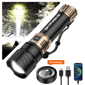 SKYFIRE CangLong 1097 flashlight LED Strong lighting Adjustable Ignition flashlight， Multifunctional, long battery life #springtok