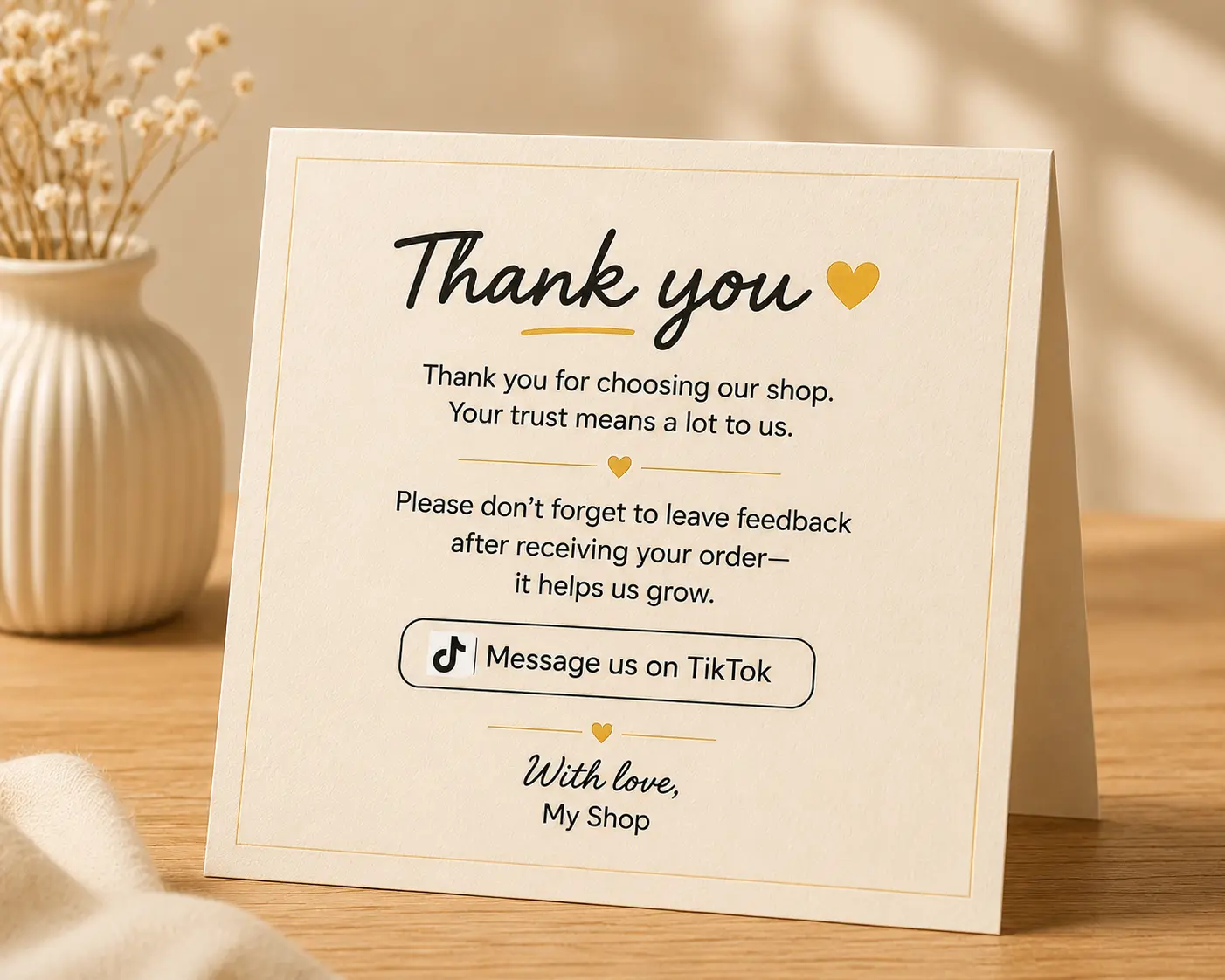Thank You Card