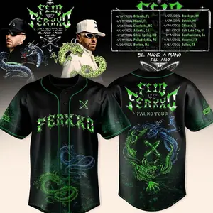 Ferxxo Falxo Tour 2026 America Jersey – Latin Urban Music Inspired Fan Apparel, Trendy Streetwear Outfit, Gift for Brother