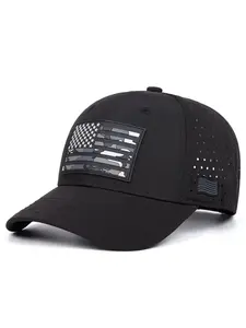 2026 New Baseball Hat American Flag Camouflage Printing Hip Hop Skateboarding Hat Outdoor Sports Sunshade Hat Unisex Breathable Mesh Hat, Stylish Graphic Trucker Style Hat Adjustable Snapback Cap