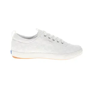 Keds Womens Center Iii Starburst Eyelet Slip On Sneakers Shoes Casual - White