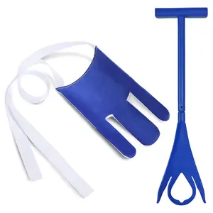 2-in-1 Sock Aid Kit for Putting On and Taking Off - Sock Helper & Long Handle Sock Remover Tool No Bending Stocking Assist for Seniors Elderly Pregnancy Surgery