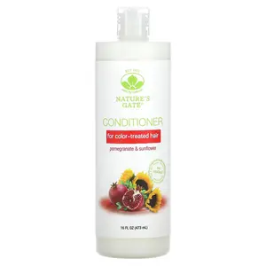 Mild By Nature (Nature's Gate), Pomegranate & Sunflower Conditioner for Color-Treated Hair, 16 fl oz (473 ml)