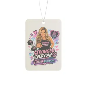 Fit with Shannon Custom car air freshner, Stronger Everyday Car Air Freshener