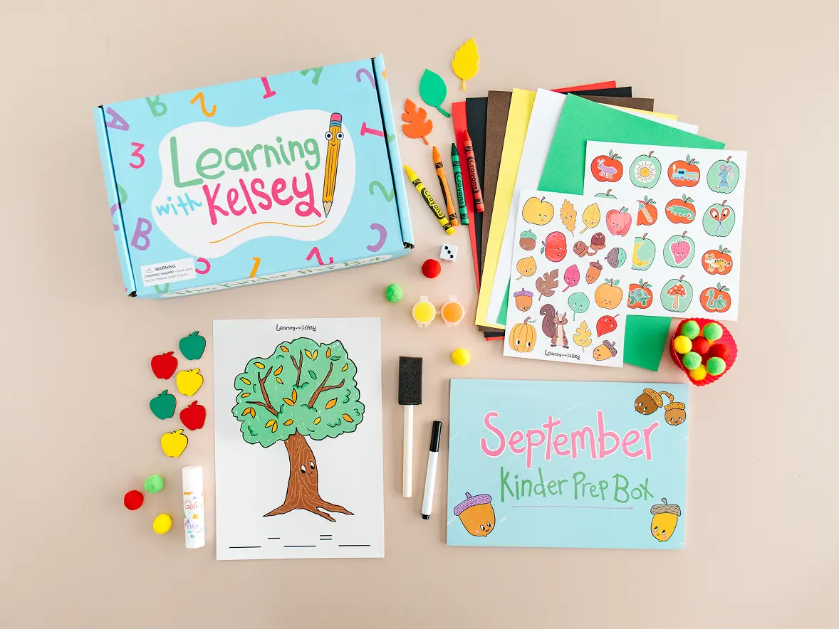 Learning With Kelsey Kinder Prep Educational Activity Box, Ages 4–5