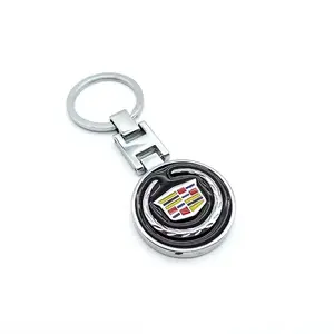 Metal H Shape Car Logo Keychain Keyring for Cadillac Ats Bls Ct4 Ct5 Ct6 Cts Escalade Ext Slr Srx Sts Xt4 Xt5 Xt6 Xts, Durable & Stylish Design