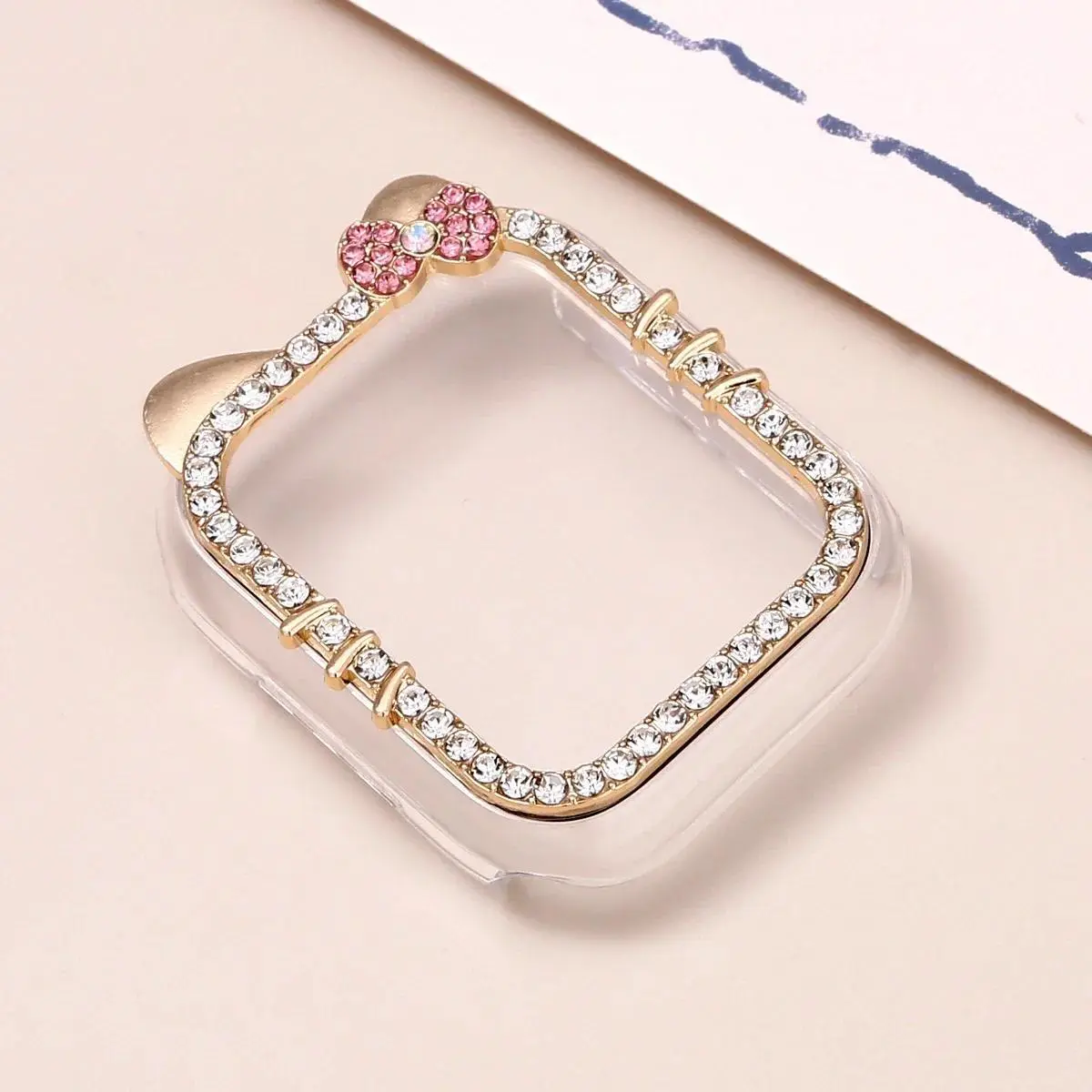For Apple Watch Case 10/9/8/7 Ultra 42mm 44mm 45mm 46mm Bling Rhinestone Bumper Frame Protective Cover iWatch Series 11/6/5/4/SE
