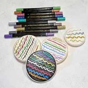 Dual Tipped Metallic Food Markers 10pcs or Individual