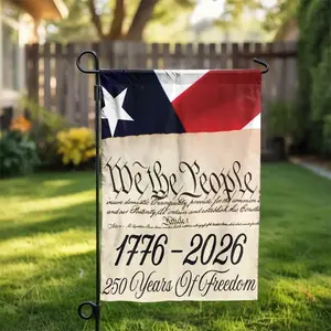 We The People Garden Flag _ 1776-2026 250th Anniversary Design _ Weather-Resistant Double Sided _ Patriotic Yard Decor Collector's Gift