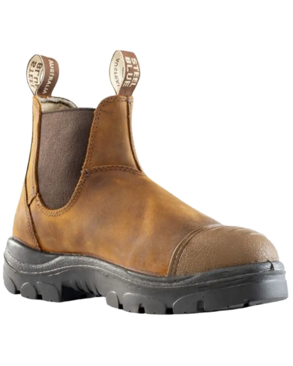 Steel Blue Men's Men'S Hobart Scuff Pull-On Work Boot Toe - 812967