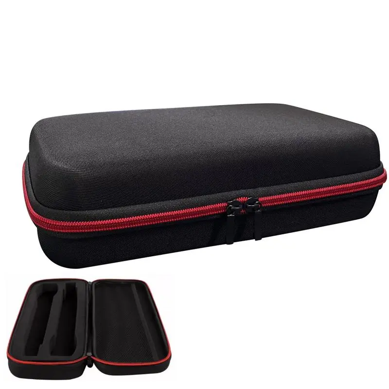 Wireless Microphone Hard Carrying Case with Cover - Portable EVA Anti-Fall Storage Box for Singing Karaoke, Recording Accessories - Waterproof Home & Travel Organizer Bag