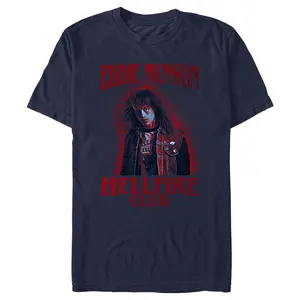 Men's Stranger Things Hellfire Club Eddie Munson T-Shirt
