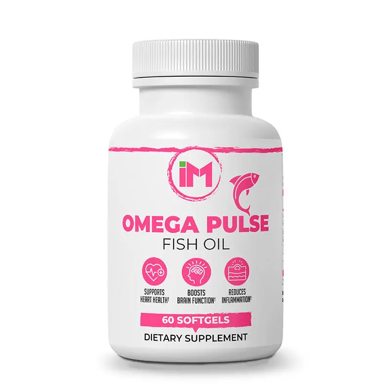 IM OmegaPulse - Omega-3 Fatty Acids - Fish Oil - EPA & DHA Healthy Dietary Suppl...