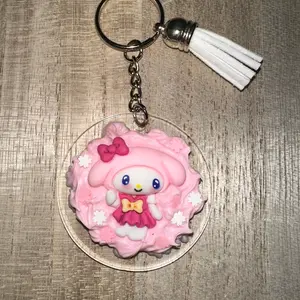 My melody acrylic keychain