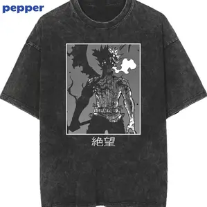 DEVIL ASTA VINTAGE TEE, Gift For Him, Gift For Fitness, Anime T-shirt Menswear Top Underwear Tshirt