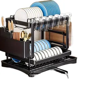 Colorful Dishwasher Rack with Multiple Compartments for Efficient Dish Organization and Storage