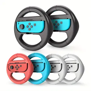 Nintendo Switch Oled Mario Steering Wheel Controller Grip Handle Set of 2, Gaming Joystick Accessories, Enhance Your Gameplay Experience