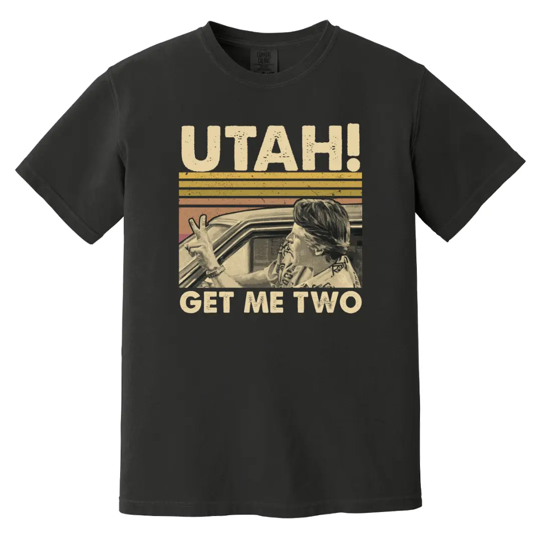 Utah Get Me 2 Vintage 100% Pure Cotton Unisex Sports Top - Funny Retro Quote College Fan Apparel, Casual T-Shirt, Hoodie, Sweatshirt, Double-Print Underwear