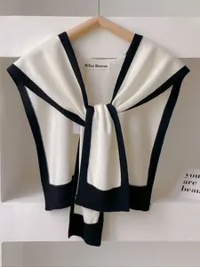 Elegant Plain Shawl for Women, Soft Multi-Use Scarf, Casual Style, Suitable for All Seasons, Fashionable Daily Wear, Versatile Neckwear