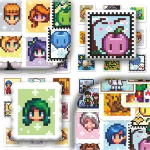 49 Hot Game Pixel Stickers for Decorative Notebooks, Water Bottles, Phone Cases, Albums, Various Scenarios, Ca Prop 65 Compliant