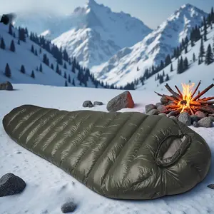 Outdoor Down Sleeping Bag Winter Warm And Waterproof Outdoor Sleeping Bag Camping Tourism Down Sleeping Bag