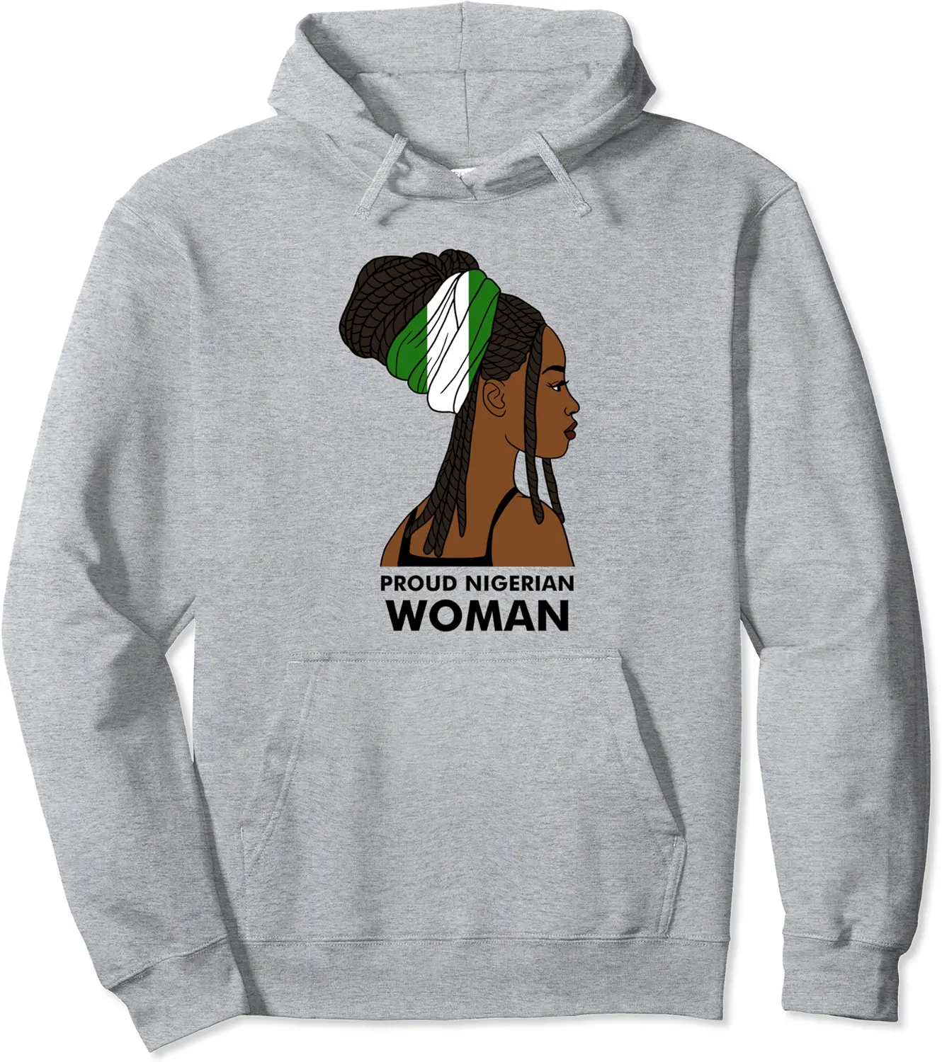 Proud Nigerian Woman, Nigeria Flag African Pullover Hoodie - Nallelycor Shop 29B092JLTXBT