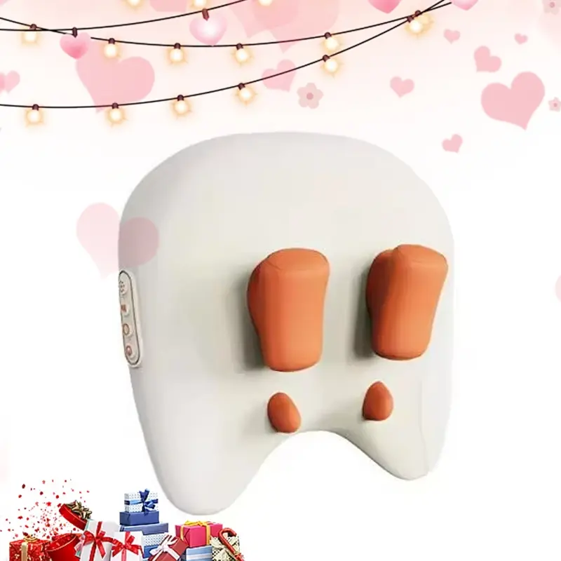 New electric neck and shoulder pillow massager with kneading, finger pressure, vibration massage pillow, timed control effectively relieves physical discomfort, a great home item