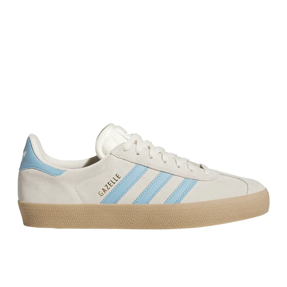 adidas Mens Gazelle Adv Skate Sneakers Shoes - Off White adidas Mens Gazelle Adv Skate Sneakers Shoes - Off White