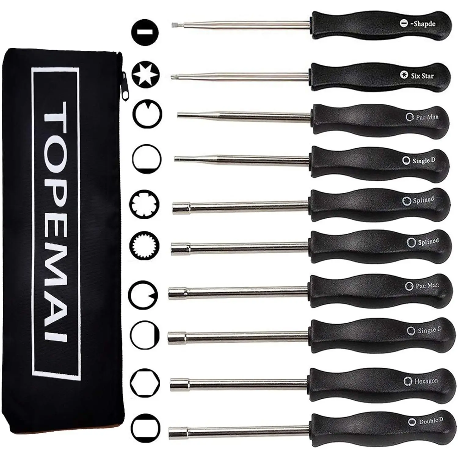 10 Pcs Carburetor Adjustment Tool Kit for Common 2 Cycle Small Engine, Carb Adjusting Tool, Carburetor Adjuster Tool for Echo String Trimmer