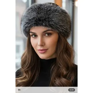 Elegant Faux Fur Winter Headband Earmuff