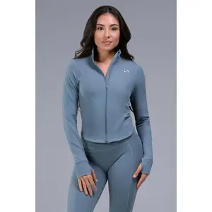 Tempo Cropped Zip Up Jacket