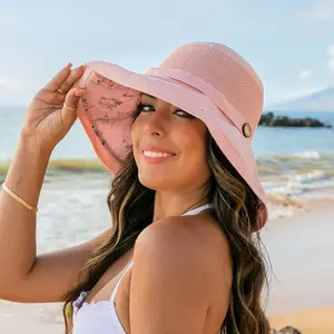 Button Accent Cargo Hat - Adjustable Design for Versatile Wear, Ideal for Outdoor Activities