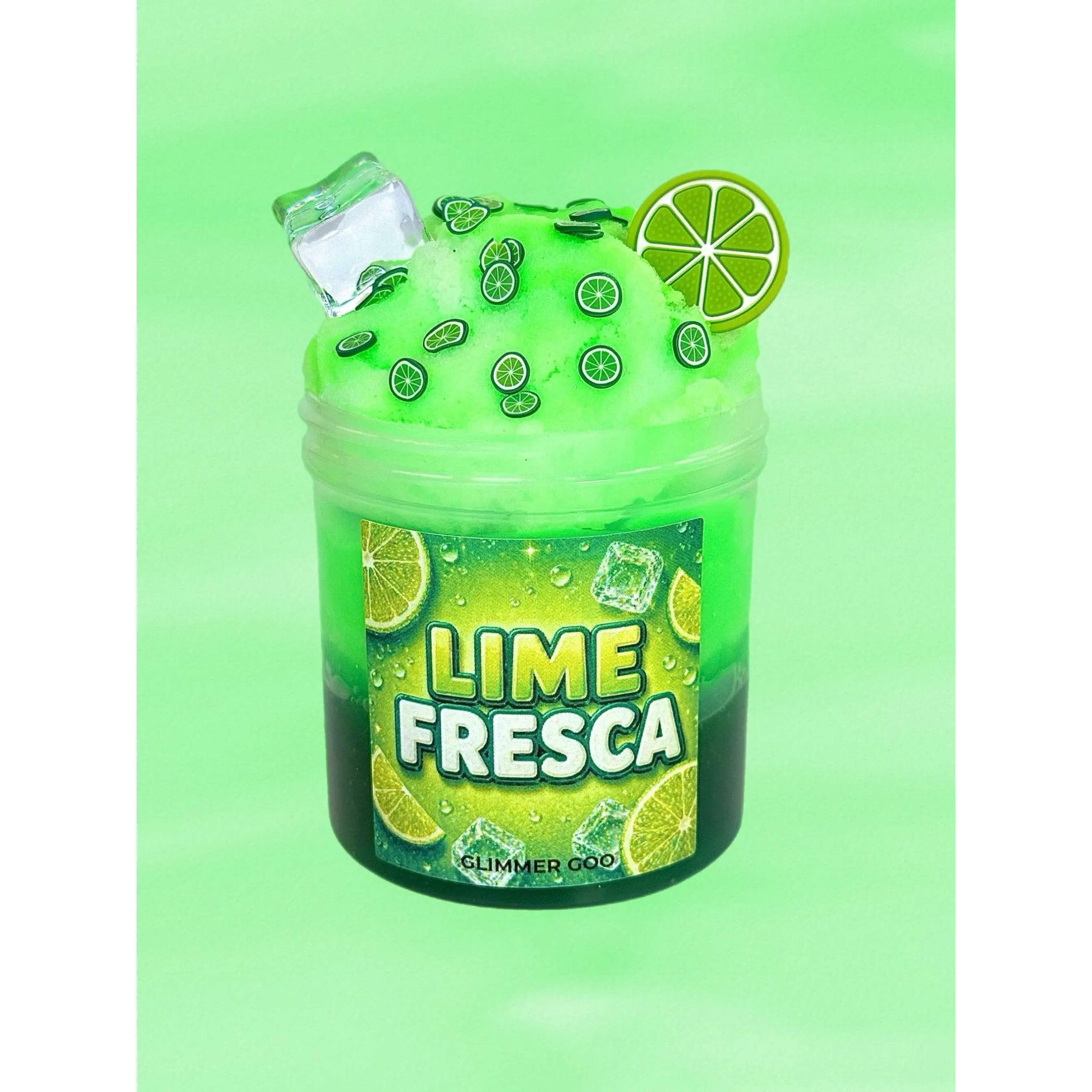 NEW! Lime Fresca | Clear & Icee Slime | Lime Sugar Scented Slime