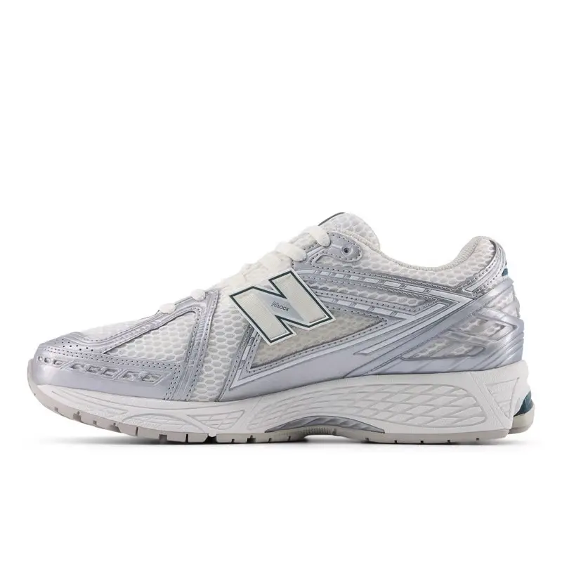 New Balance 1906R Silver Metallic Cream Men’s Breathable Running Sneakers, Fashionable Running Shoes, Sporty Running Fashion Runner Shoe for Daily Casual Comfort Walking, Workout Sneakers, Sea Salt, Mesh Overlay, Metallic Accents, N-Ergy Cushion, Layered,