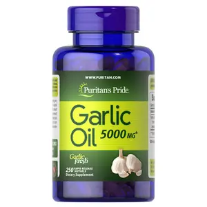 Puritan's Pride Garlic Oil 5000 mg - 250 Rapid Release Softgels