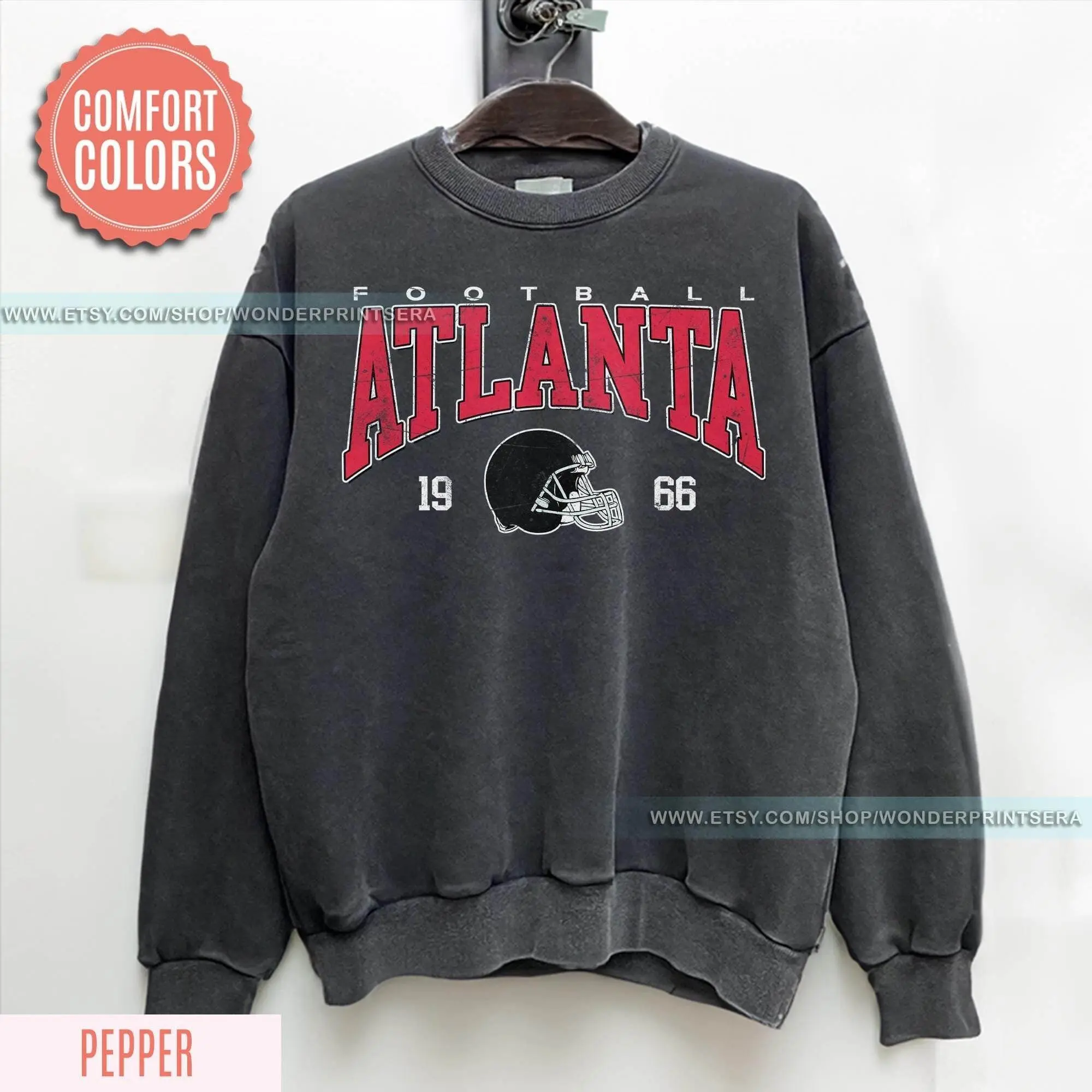 Atlanta Football Vintage Style Gildan T-Shirt, Hoodie,  Sweatshirt,Atlanta Football shirt,Atlanta Football Sweatshirt,Sunday Football FND17 Sunday GameDay LLC Cotton Trending