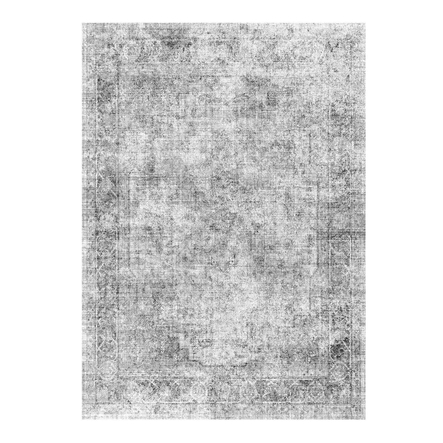 【BackToSchool】VEVOR Area Rug, 6 x 9 ft Large Washable Boho Rug, Non-Slip and Tear-Resistant Soft Carpet, Pet & Child Friendly Bohemian Area Rugs, Indoor Mat for Bedroom, Living Room, Kids Room, Entryway, Gray