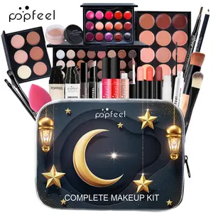 Popfeel New Makeup Set, Eid Al Adha Beauty Kit, Full Cosmetics Gift for Girls and Friends, Perfect Holiday Present